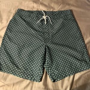 EXPRESS Patterned Swim Trunks